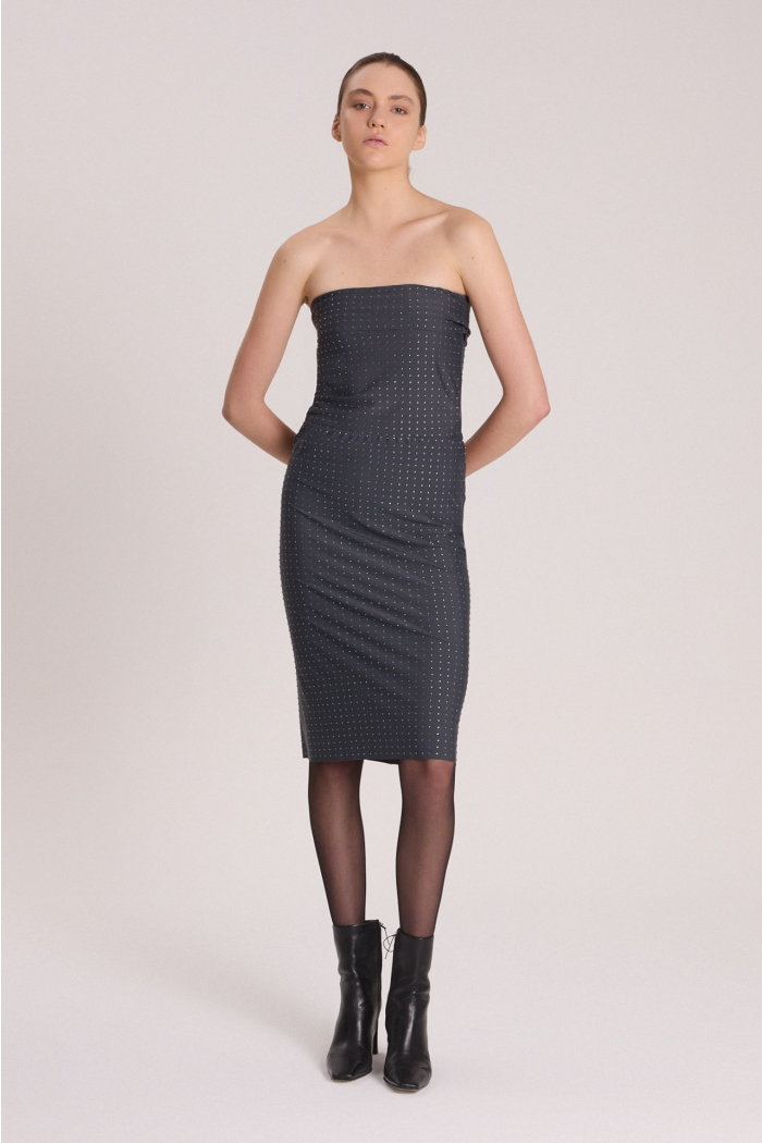 POLLERA MERCURIO GRIS
