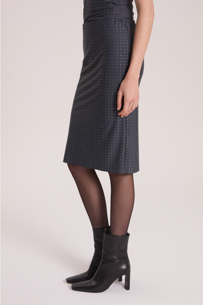 POLLERA MERCURIO GRIS