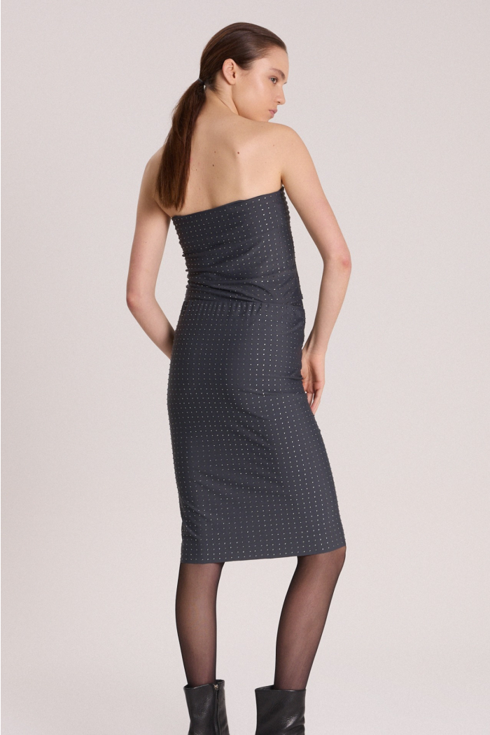 POLLERA MERCURIO GRIS