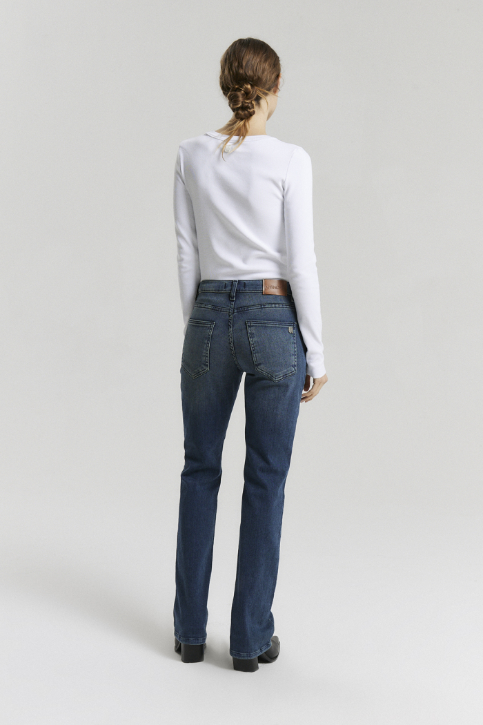 STRAIGHT BOOTCUT BIMBA AZUL