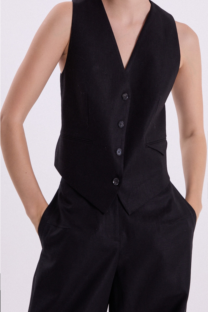 CHALECO TIMOR NEGRO