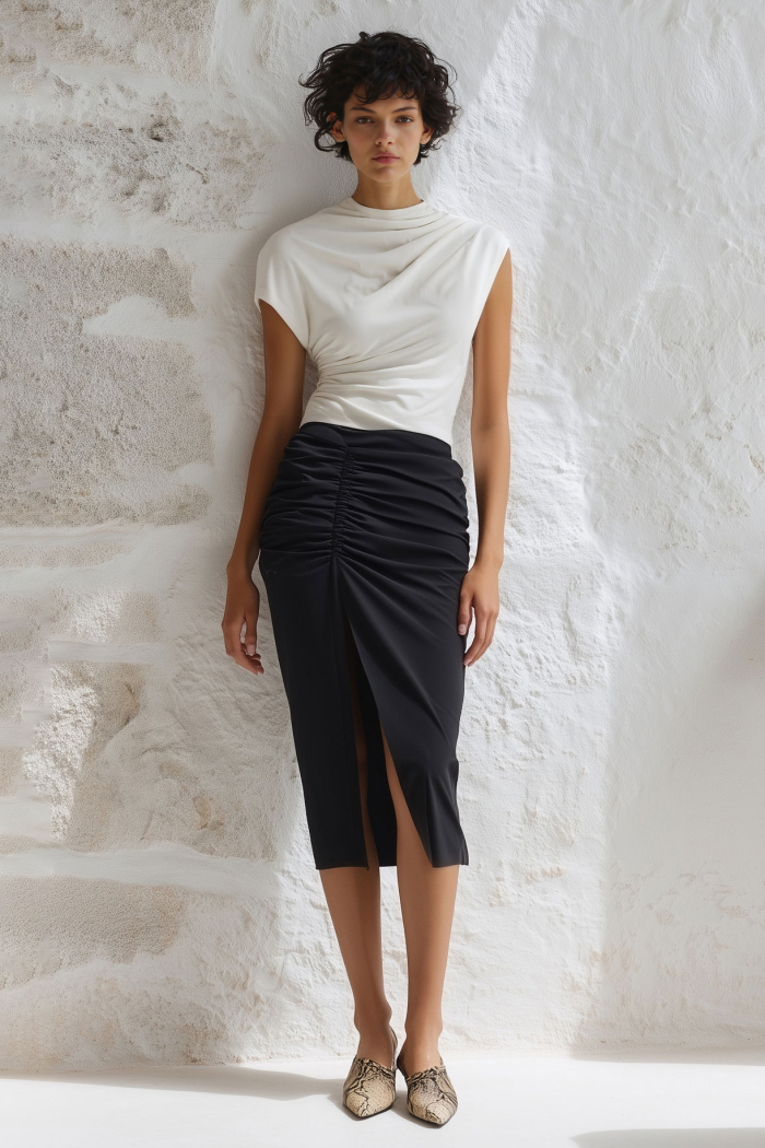 POLLERA JAYAKARI NEGRO