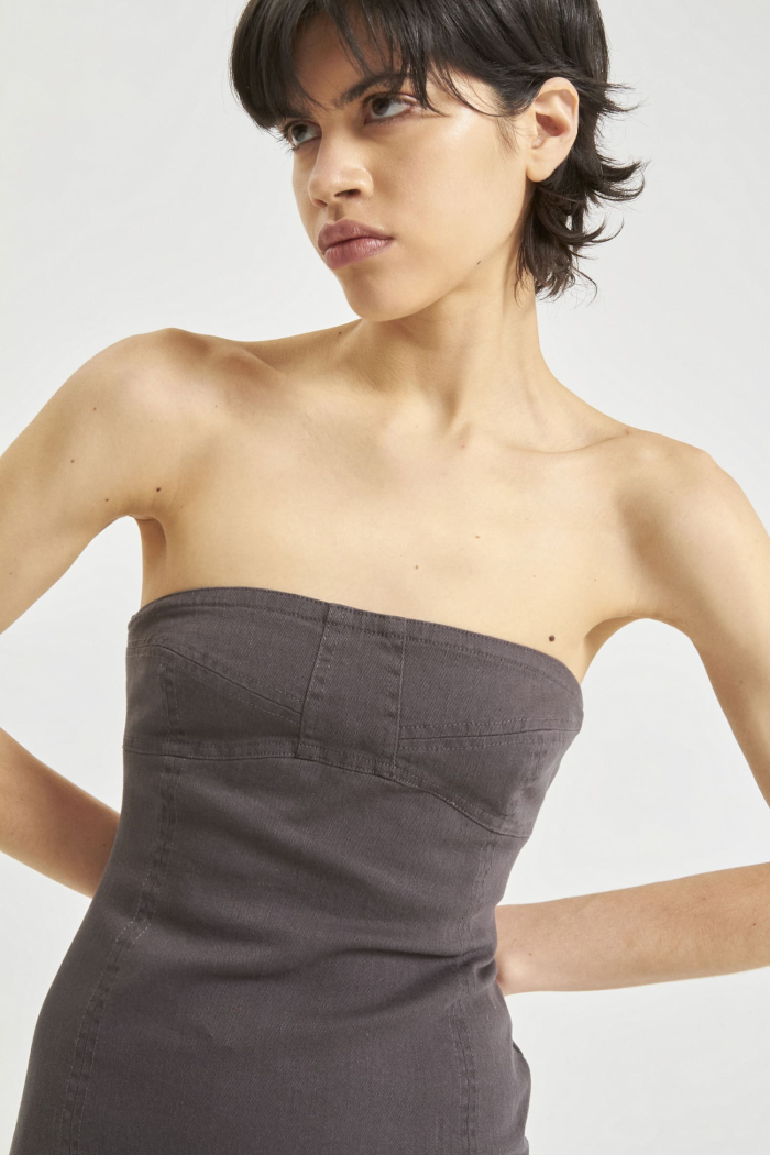 VESTIDO BERNIS PLOMO