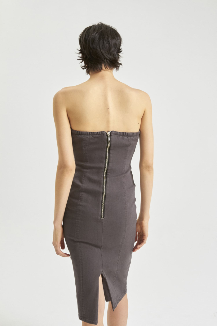 VESTIDO BERNIS PLOMO