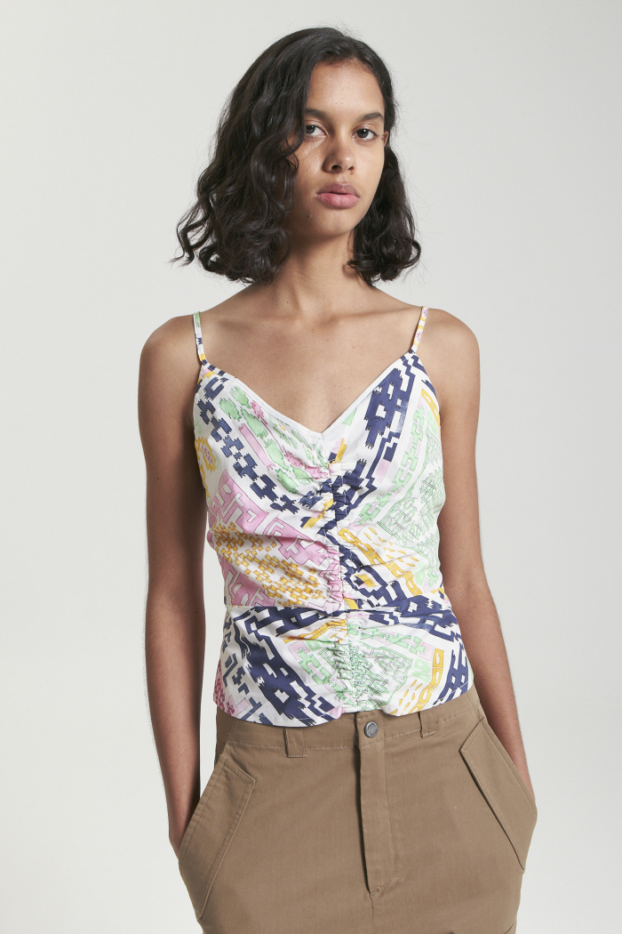 TOP MACADAMIA ESTAMPADO