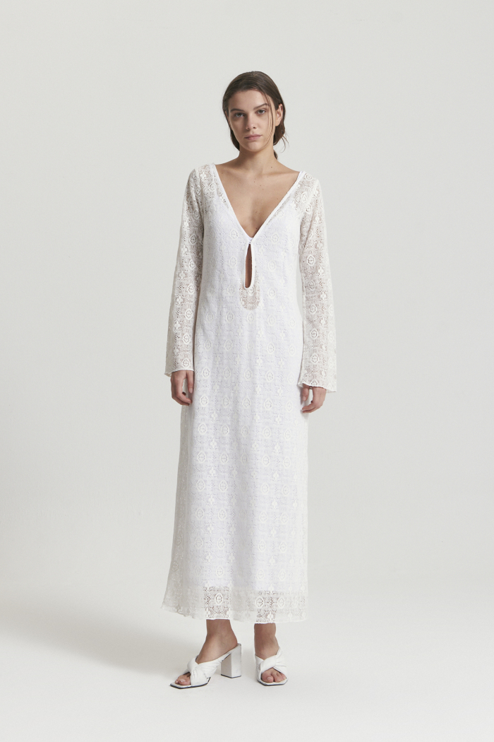 VESTIDO REGALIZ OFF WHITE