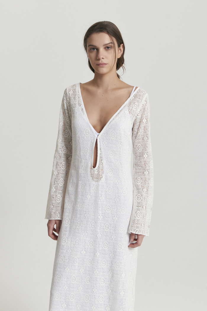 VESTIDO REGALIZ OFF WHITE
