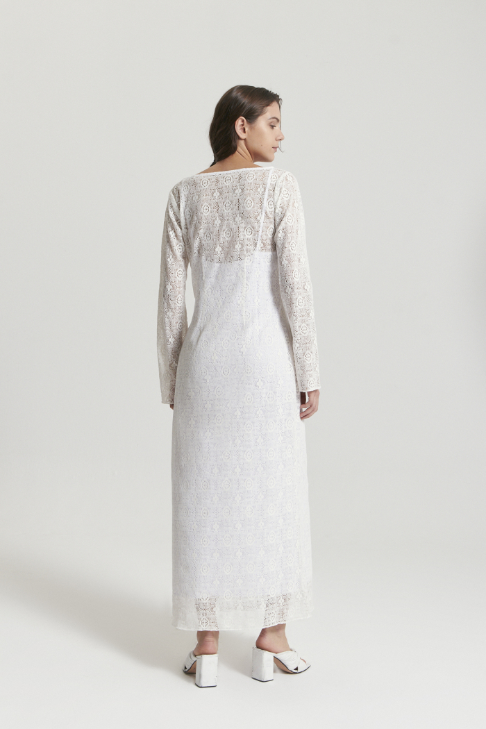 VESTIDO REGALIZ OFF WHITE