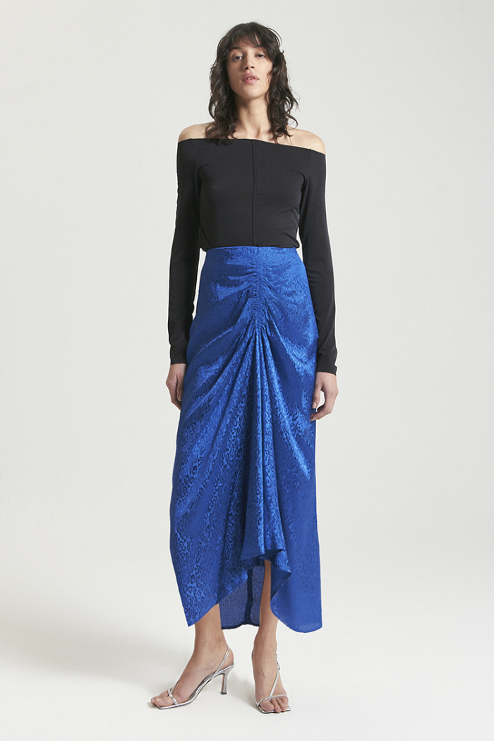 POLLERA TERRASA AZUL