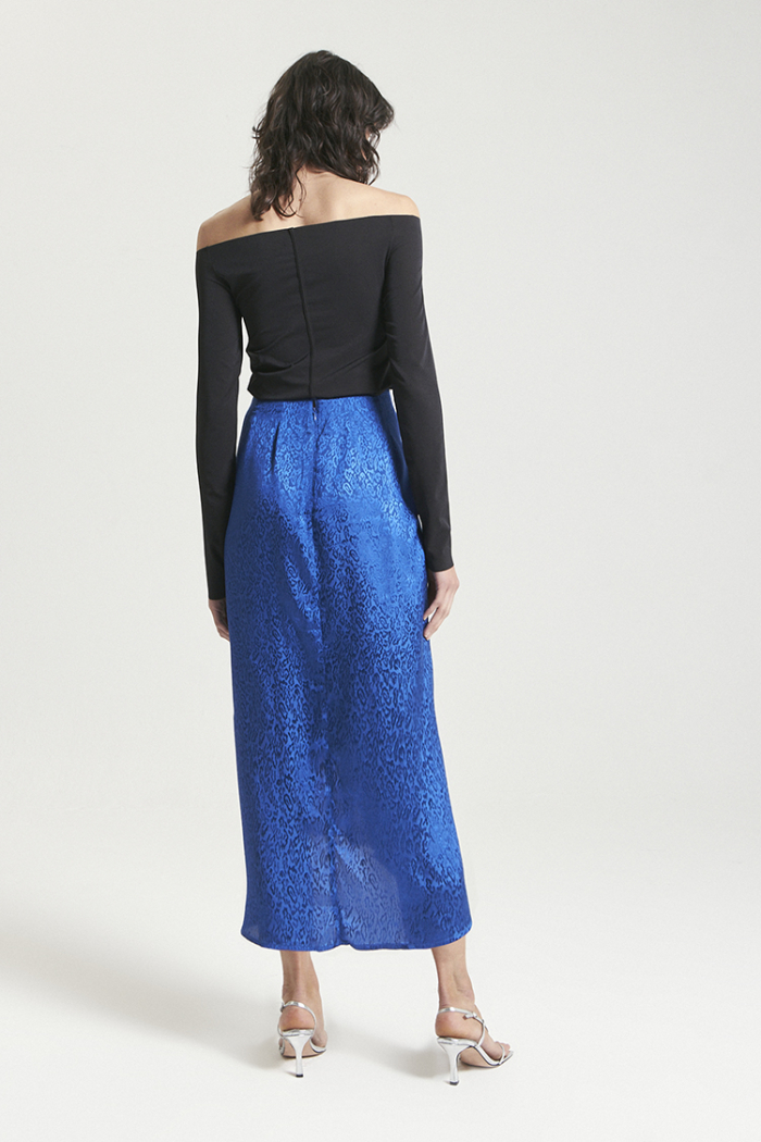 POLLERA TERRASA AZUL