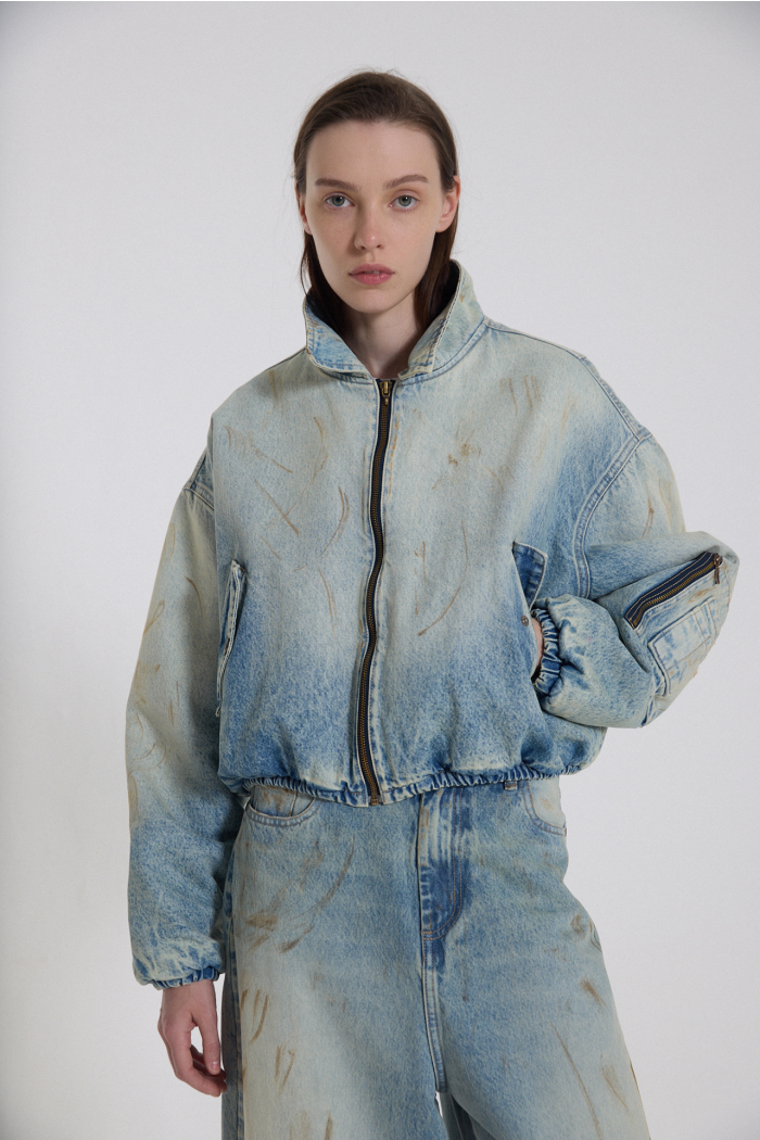 PUFFER GEMINIS AZUL