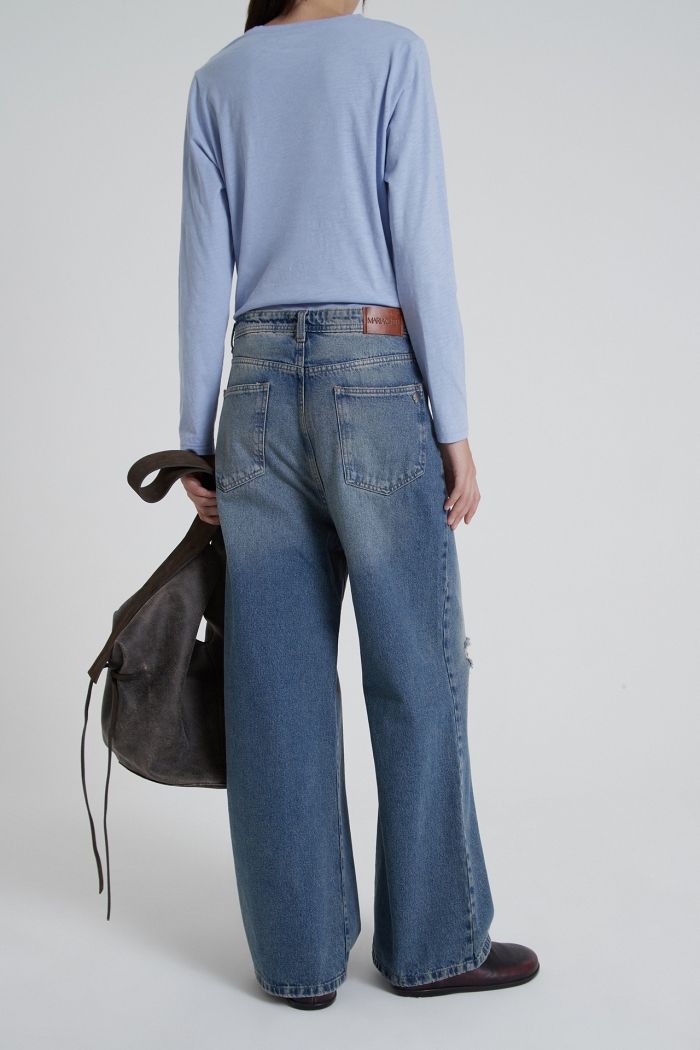 ULTRA LOOSE STRAIGHT SEGIN C CELESTE
