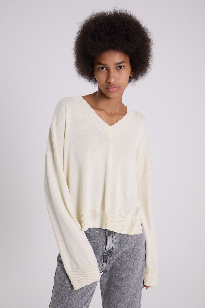 SWEATER V ALOE CRUDO