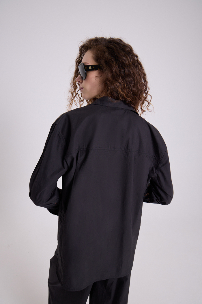 CAMISA BORNEO NEGRO