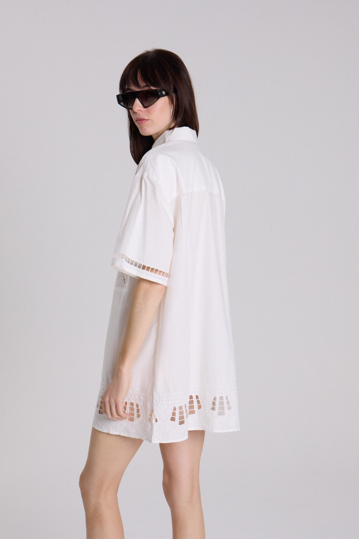 VESTIDO CORTO BORNEO CRUDO