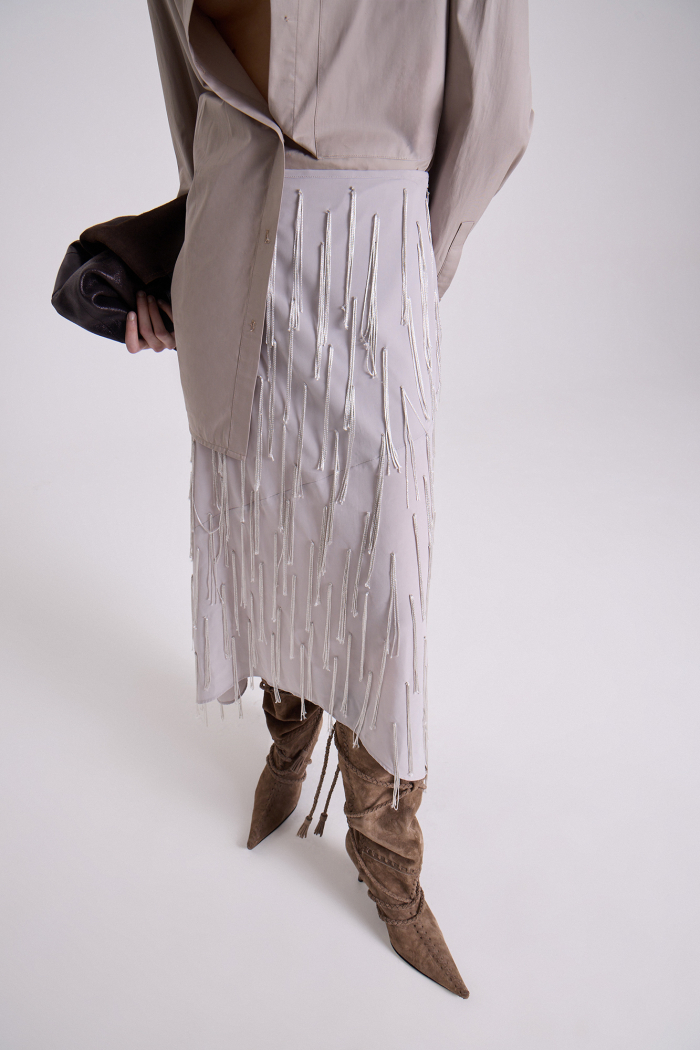 POLLERA LYRA PLATA