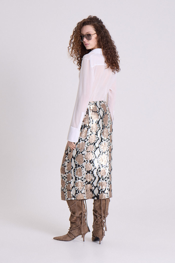 POLLERA ZETA ESTAMPADO
