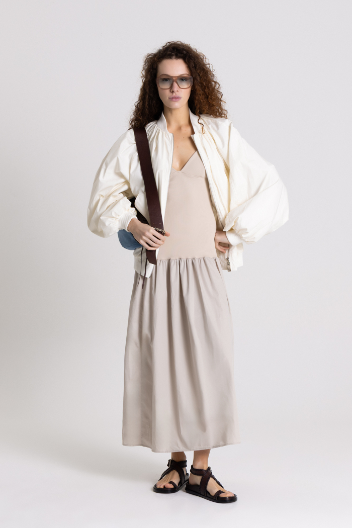 VESTIDO OSTREA CEMENTO