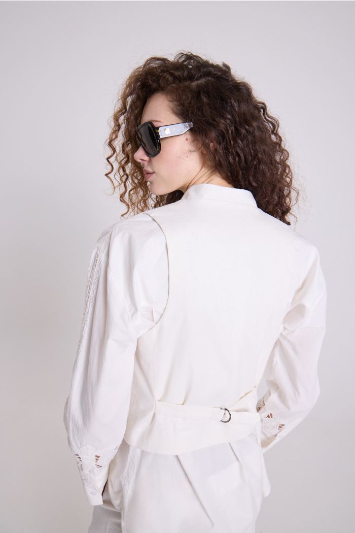 CHALECO TIMOR OFF WHITE