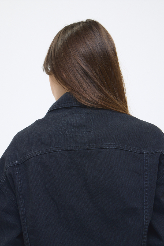 CAMPERA BOXY NEGRO