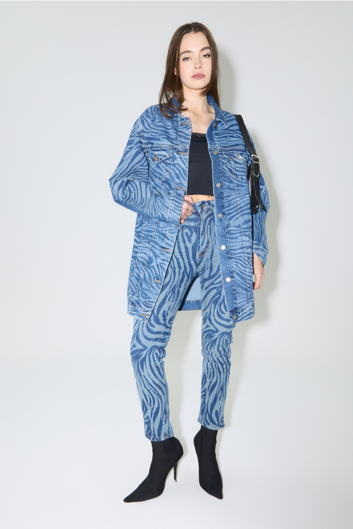 SKINNY ZEBRA AZUL