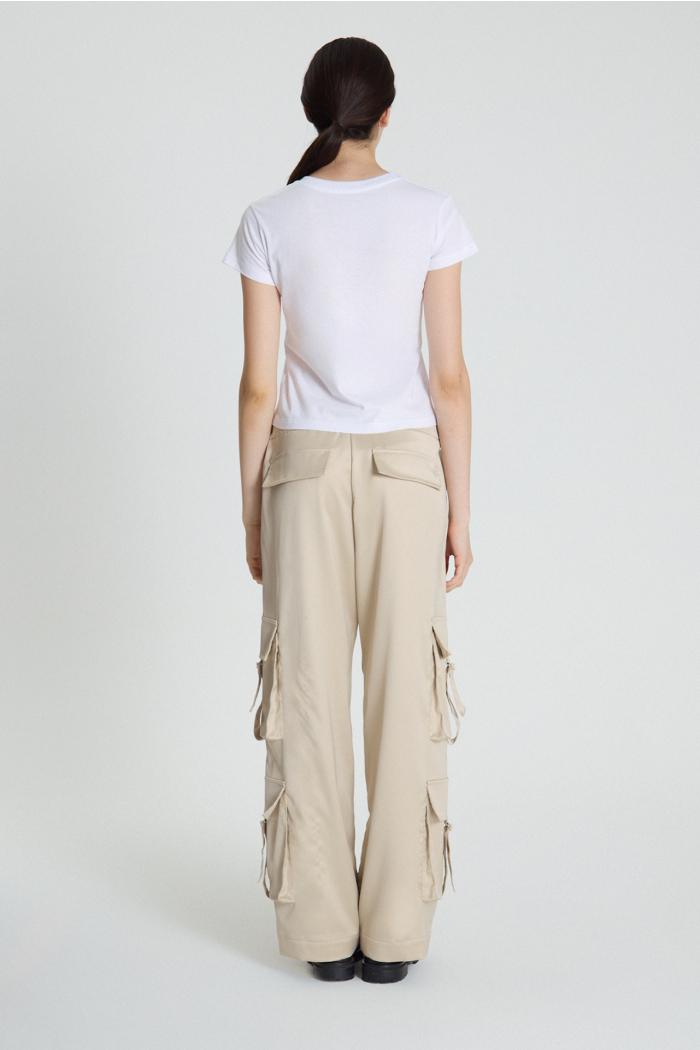 PANTALON CARGO RON BEIGE