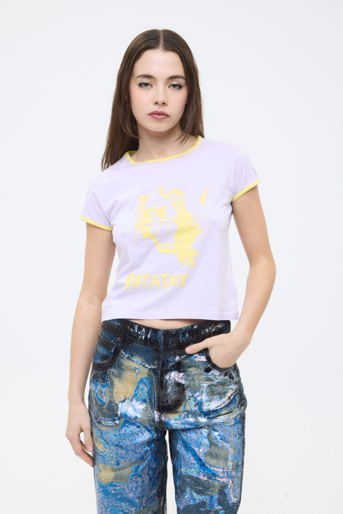 REMERA RATATAT LILA