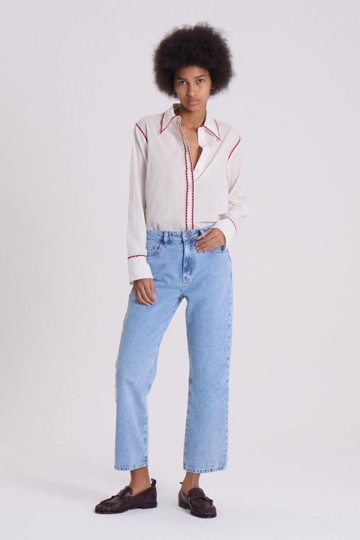 STRAIGHT CROP SYDNEY CELESTE