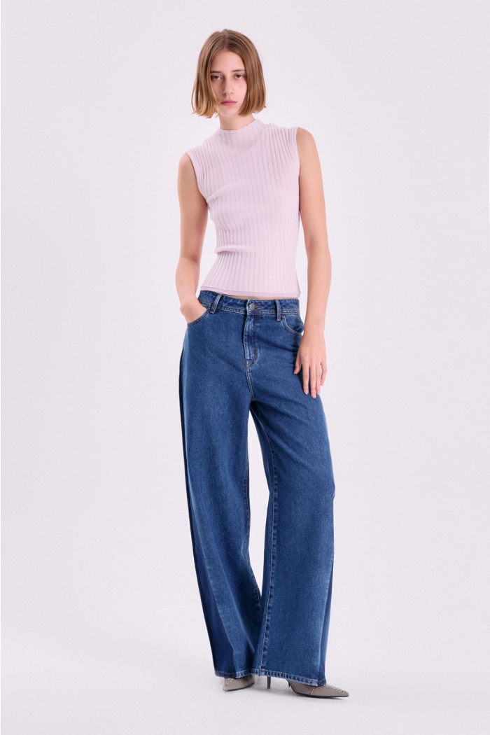 WIDE LEG MANLY AZUL
