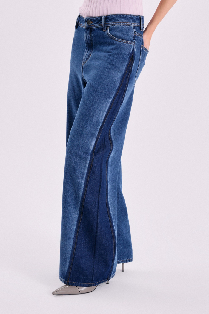 WIDE LEG MANLY AZUL