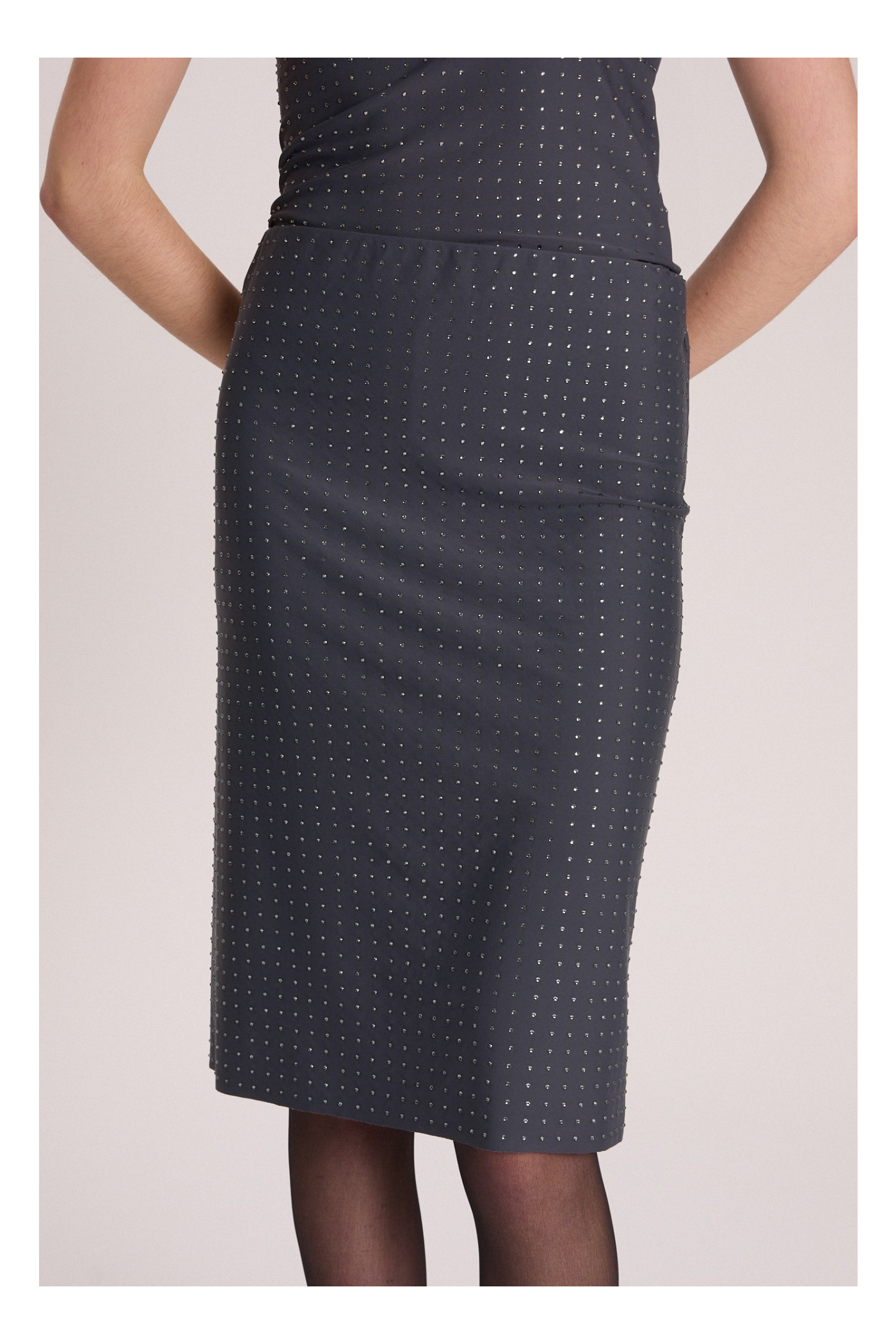 POLLERA MERCURIO GRIS