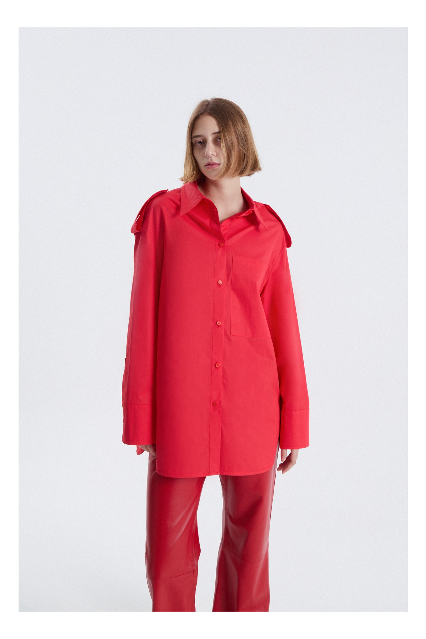 CAMISA ANANAS ROJO