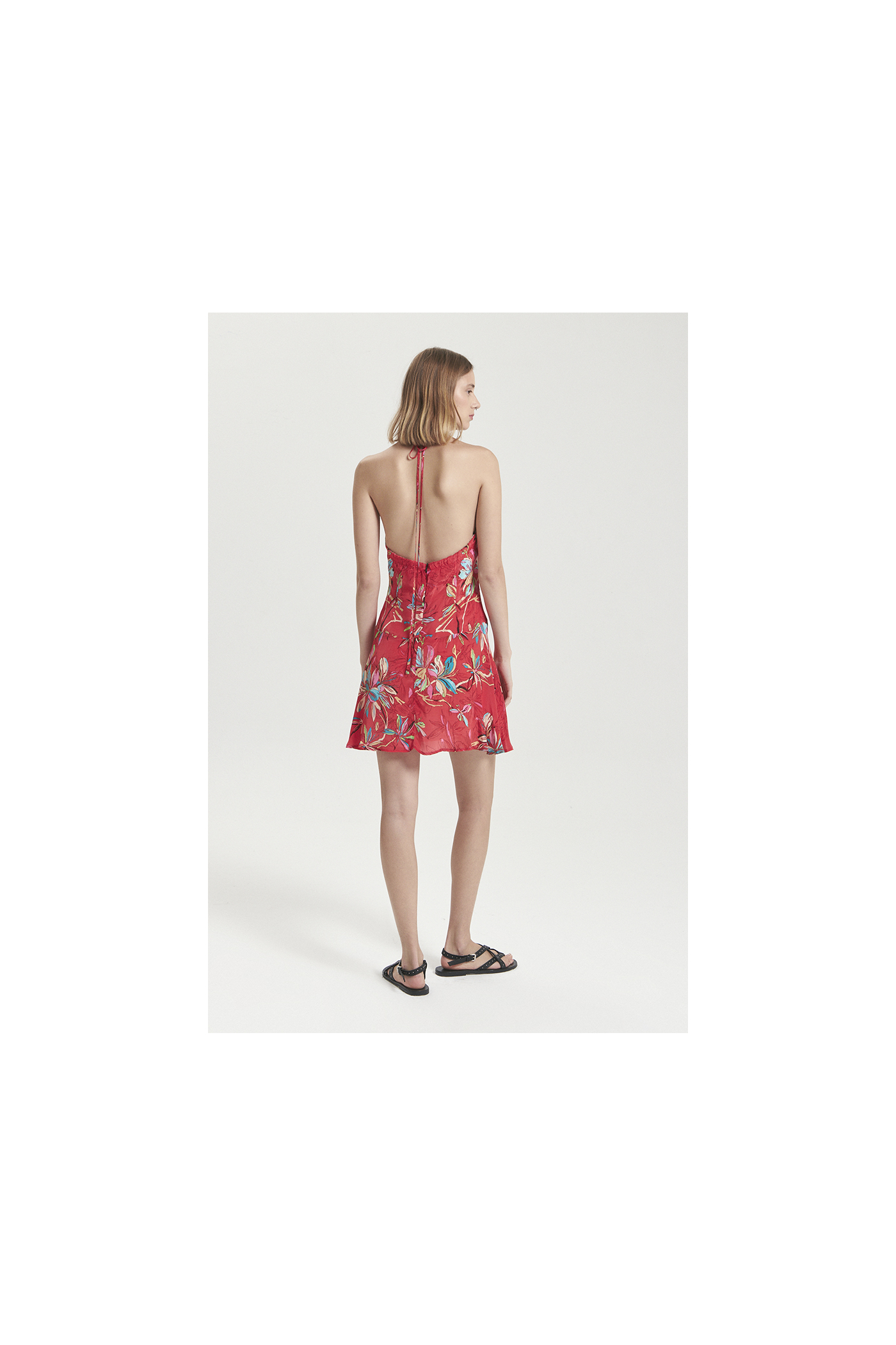 VESTIDO BRETEL PETUNIA ROJO
