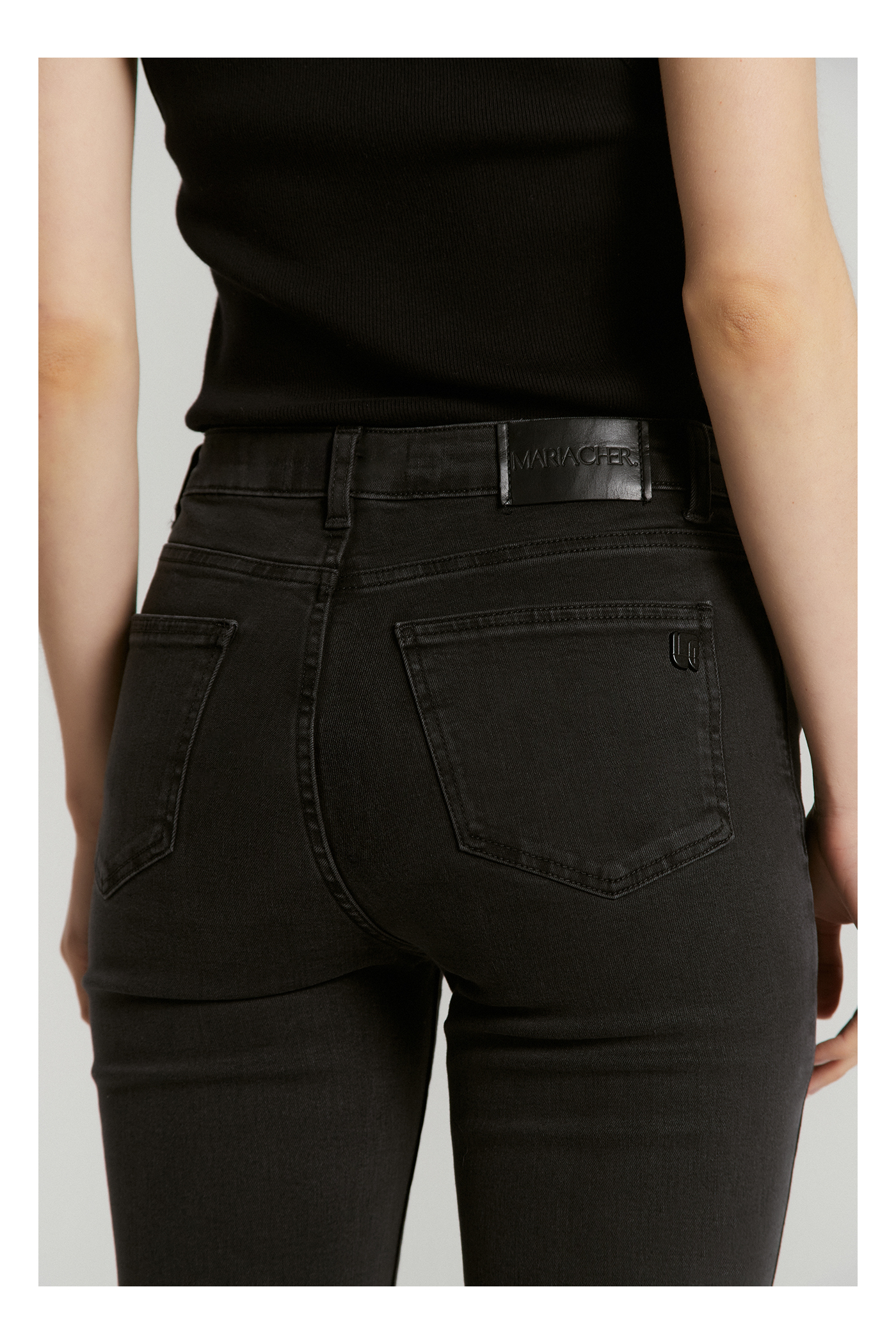 FLARE CROP ONO NEGRO NEGRO
