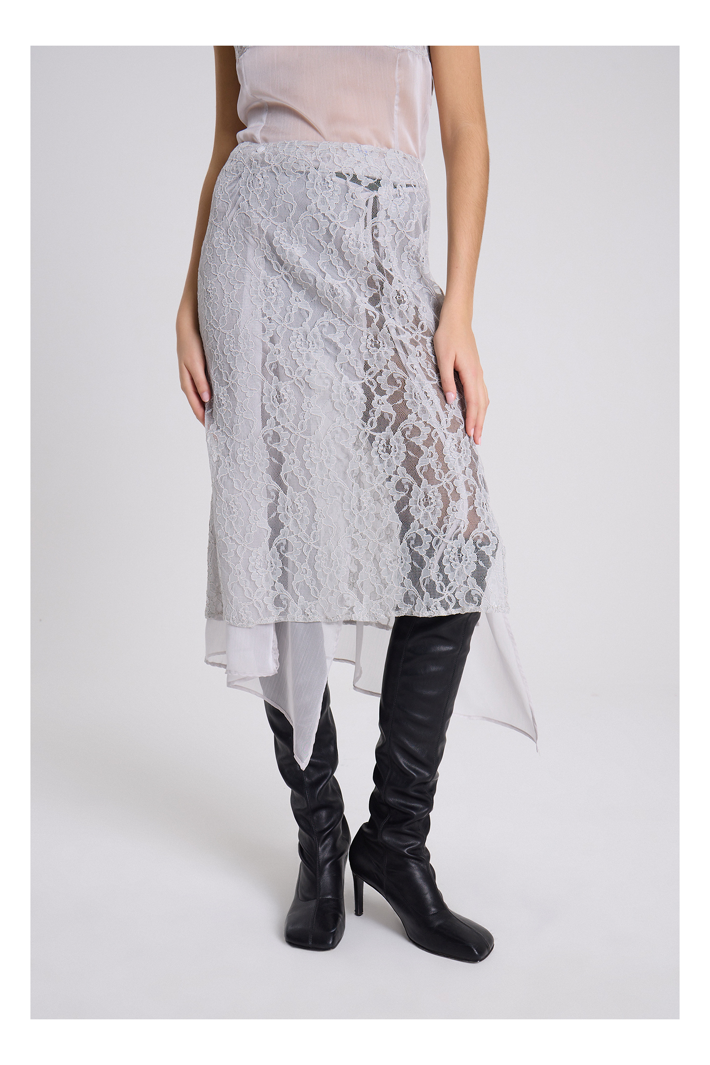 POLLERA THEIA PLATA