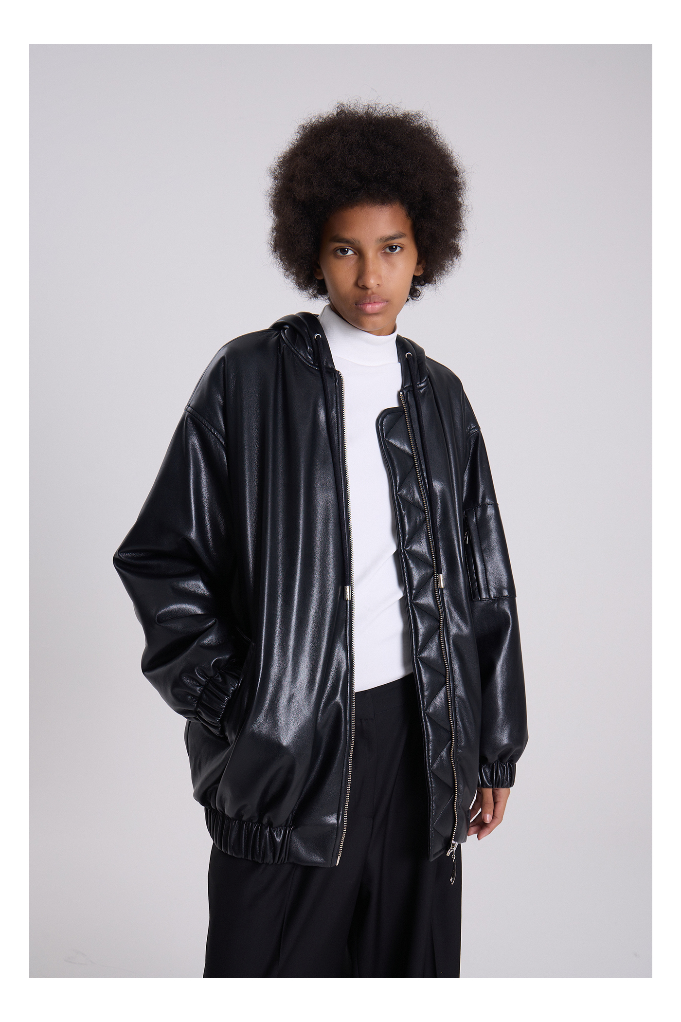 BOMBER COLOMERA NEGRO