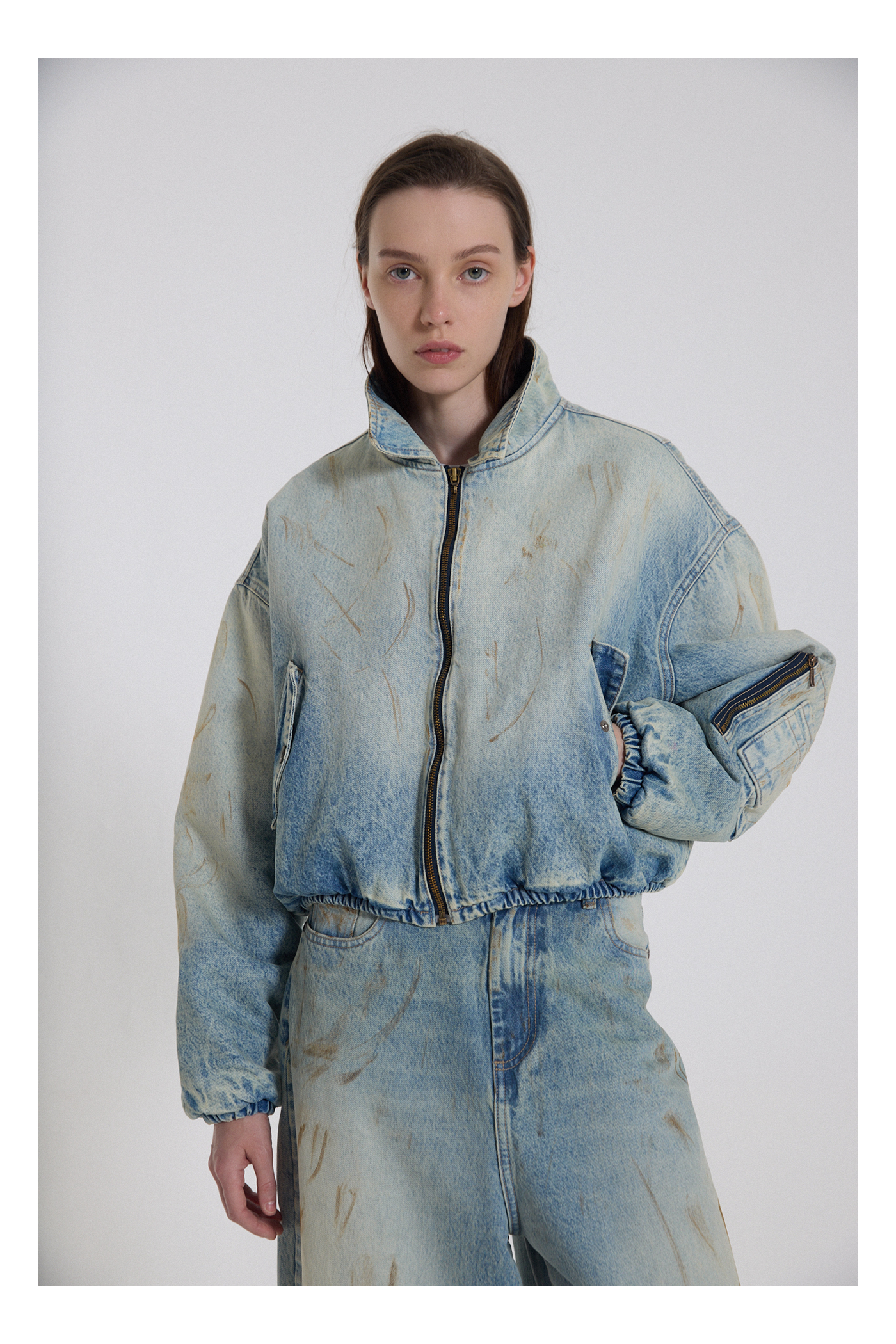 PUFFER GEMINIS AZUL