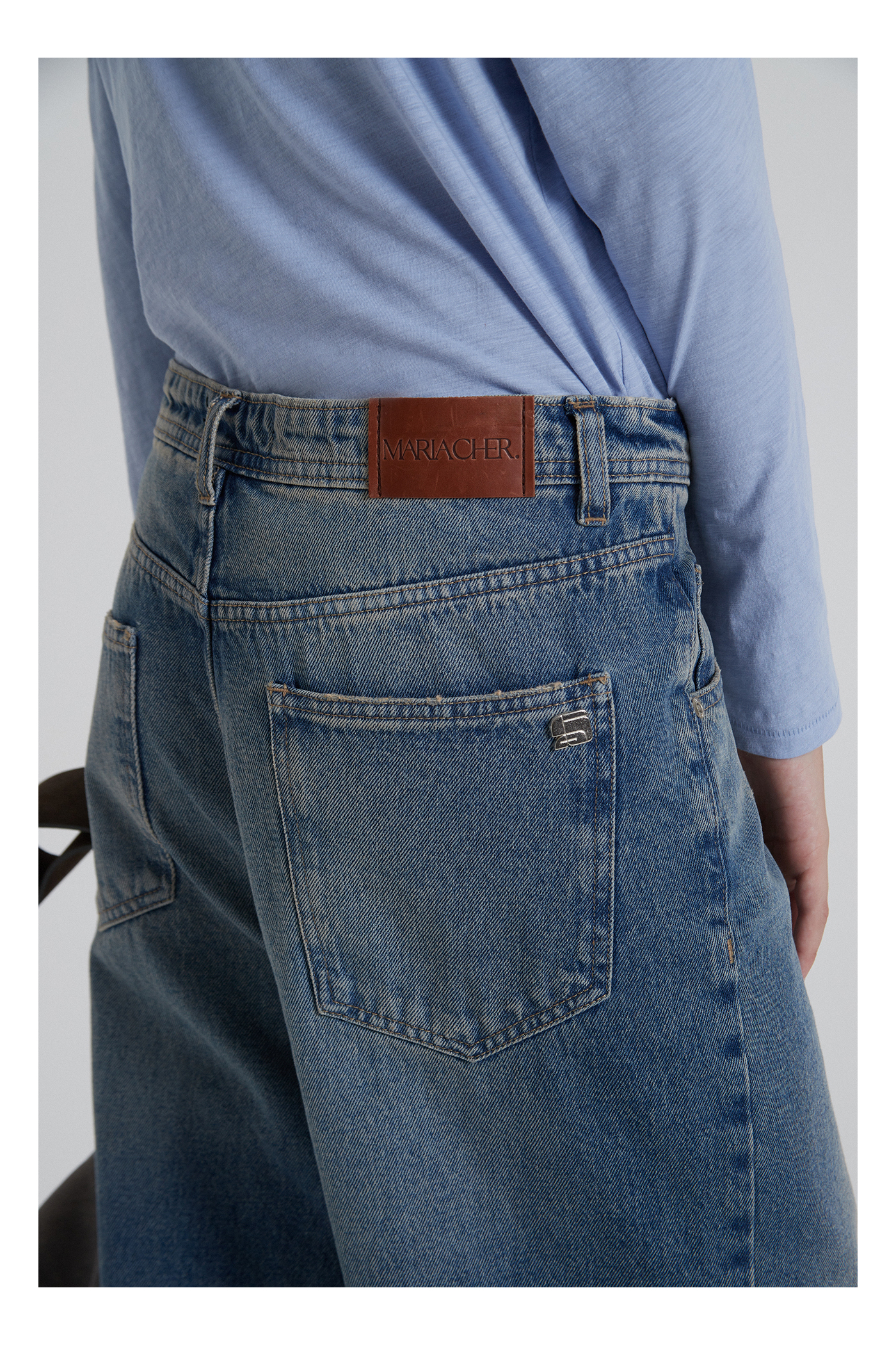 ULTRA LOOSE STRAIGHT SEGIN C CELESTE