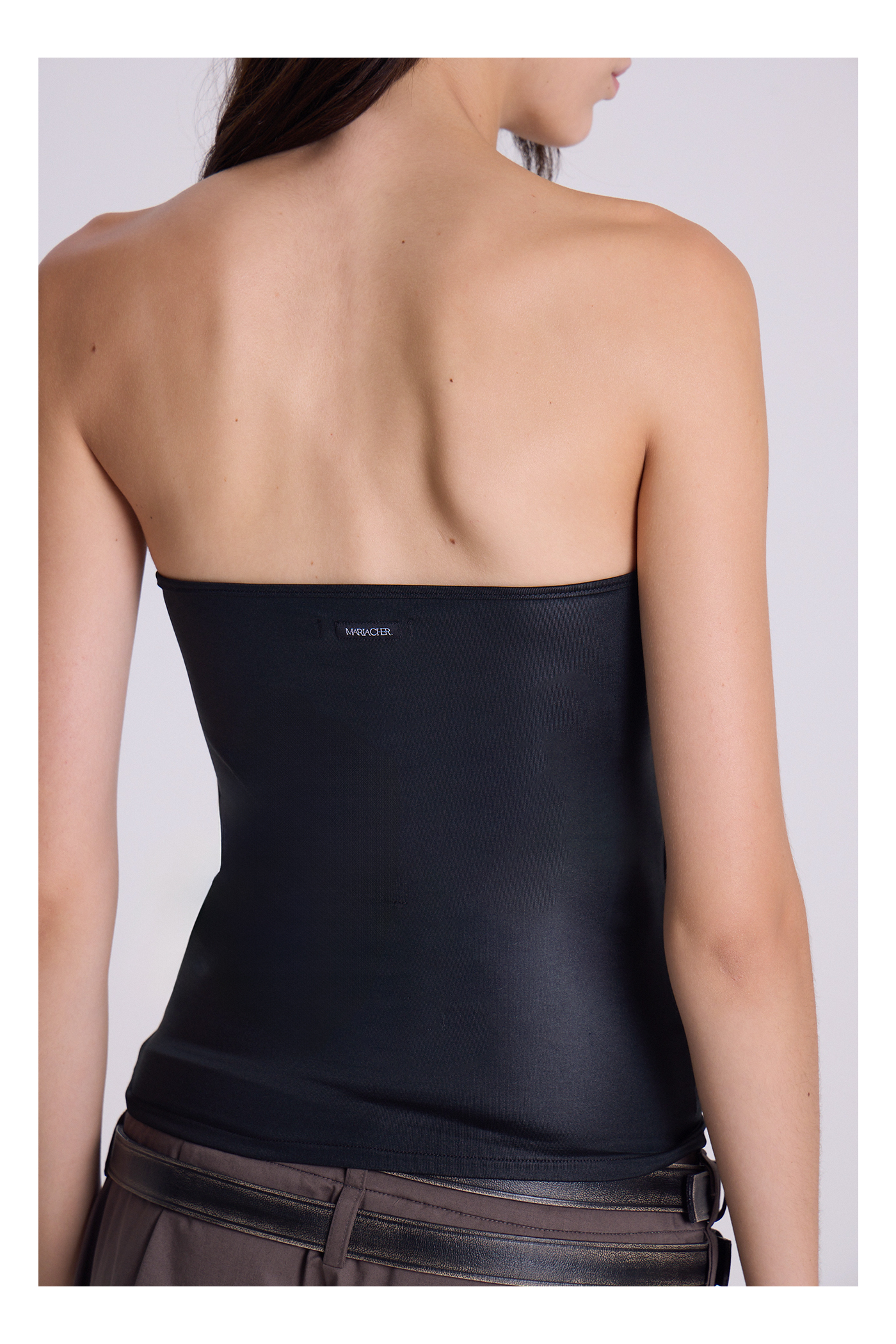 STRAPLESS DORADO NEGRO
