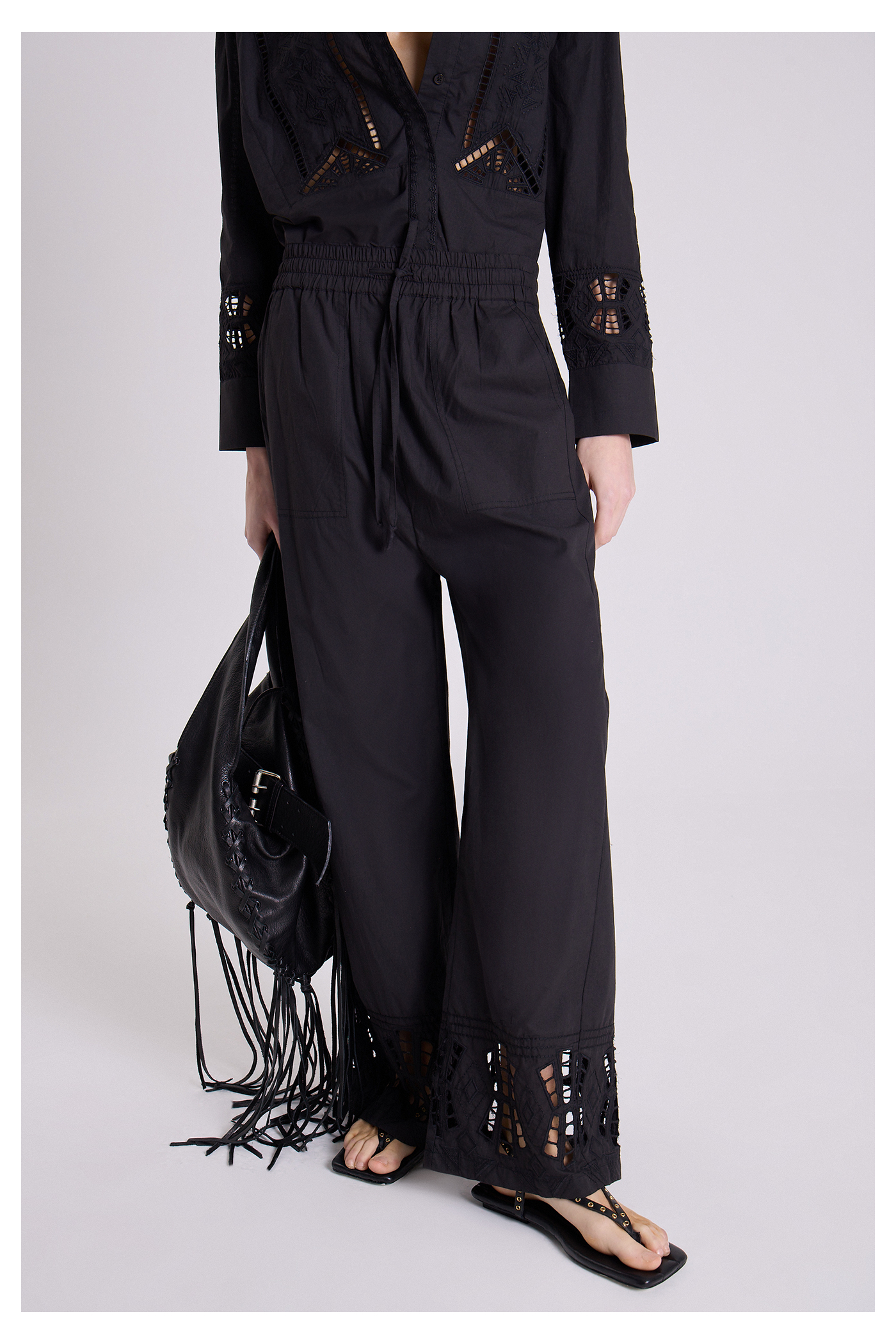 PANTALON BORNEO NEGRO
