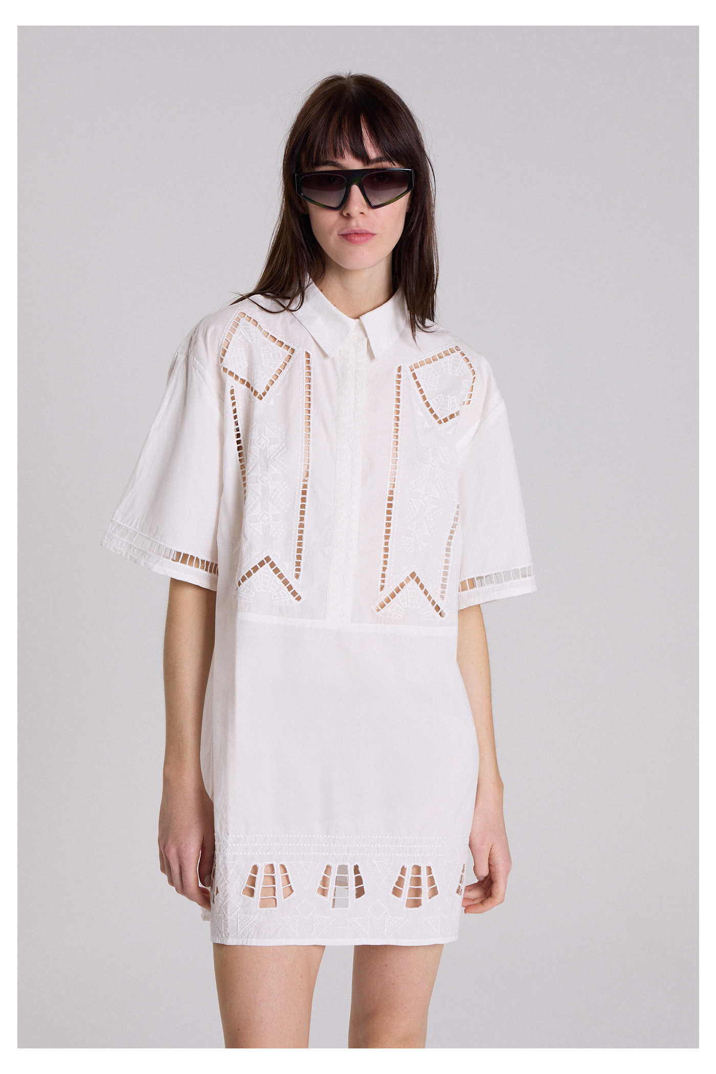 VESTIDO CORTO BORNEO CRUDO