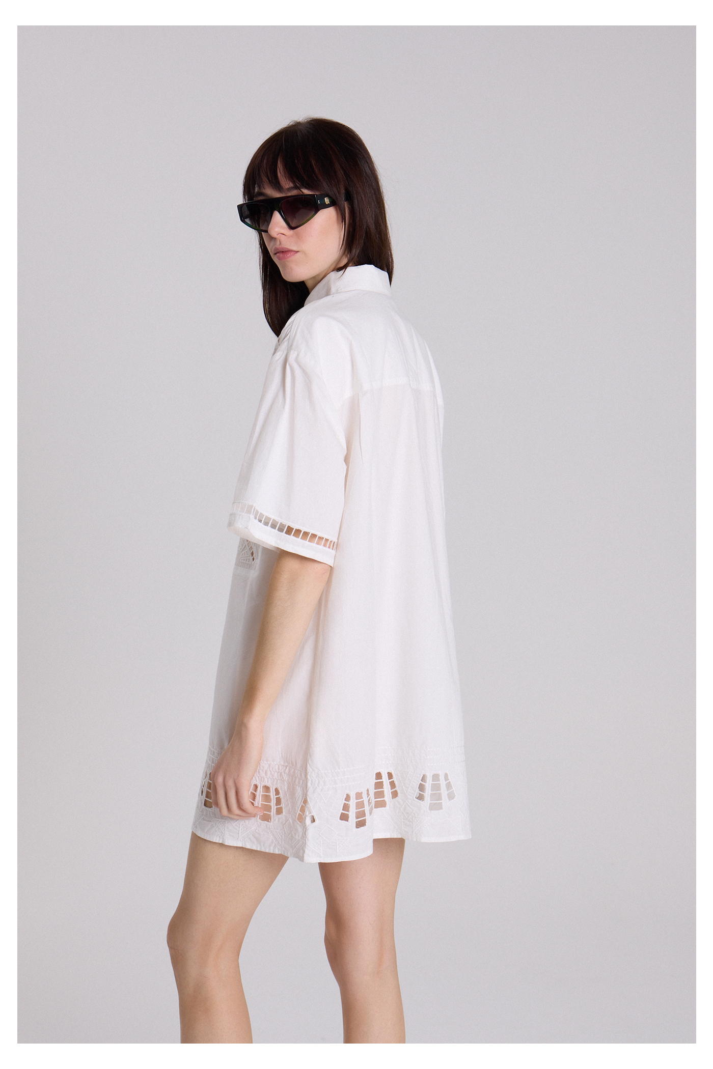 VESTIDO CORTO BORNEO CRUDO