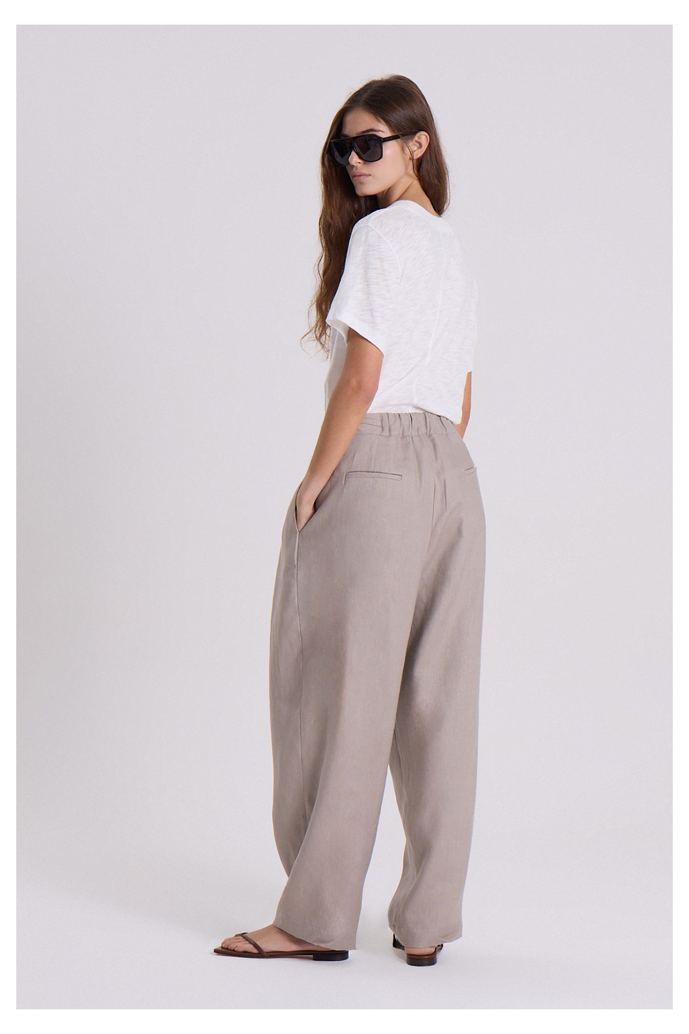 PANTALON ANCHO LUTEA PLATA