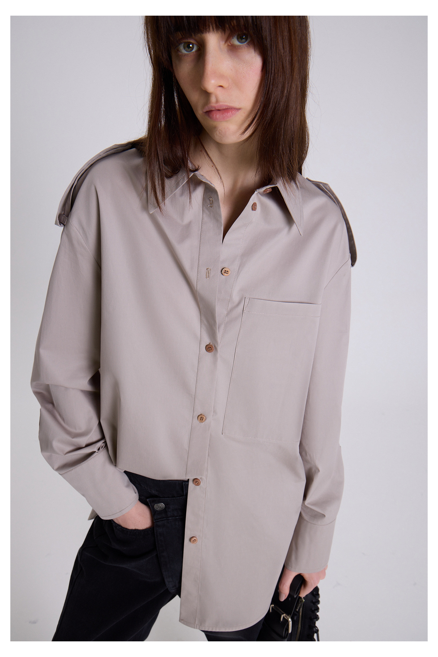 CAMISA ANANAS PLATA