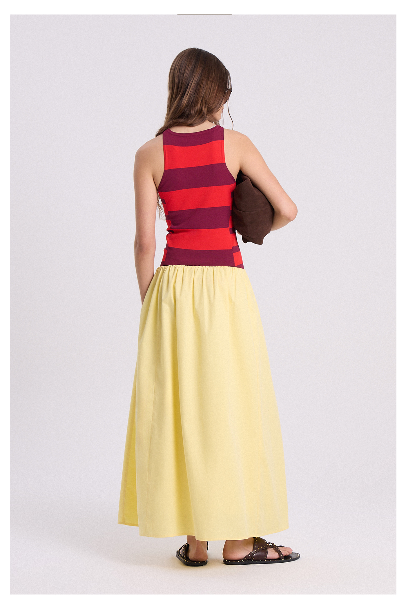 POLLERA ANANAS AMARILLO