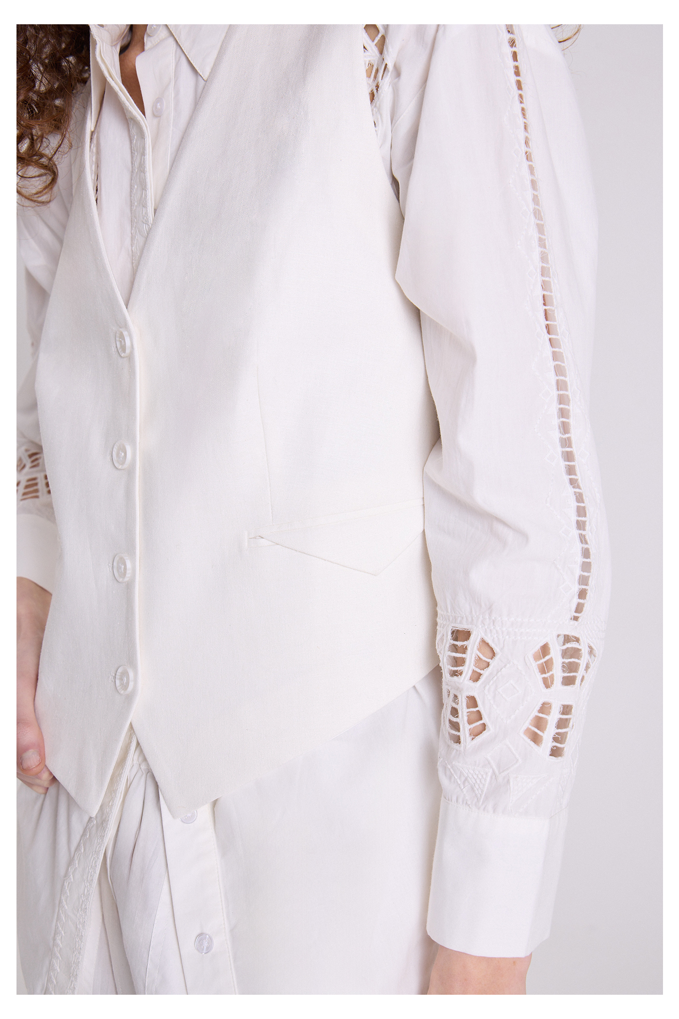 CHALECO TIMOR OFF WHITE