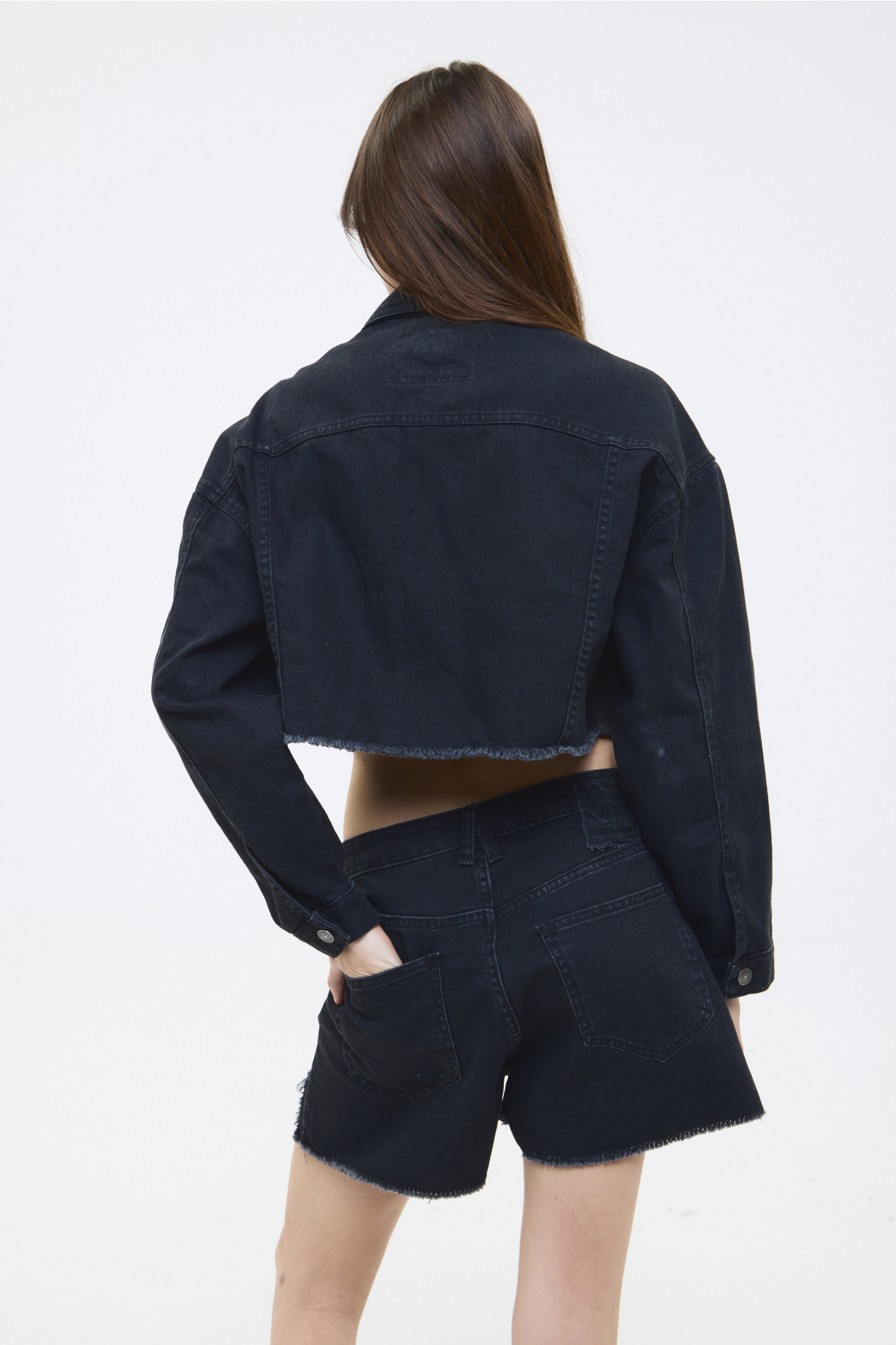 CAMPERA BOXY NEGRO