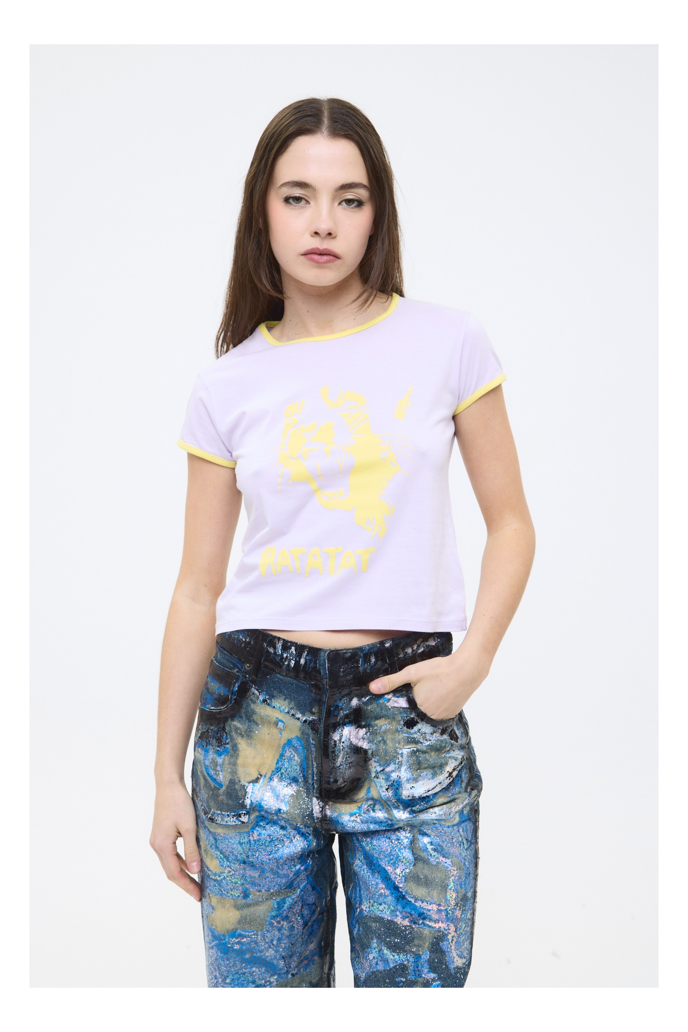 REMERA RATATAT LILA