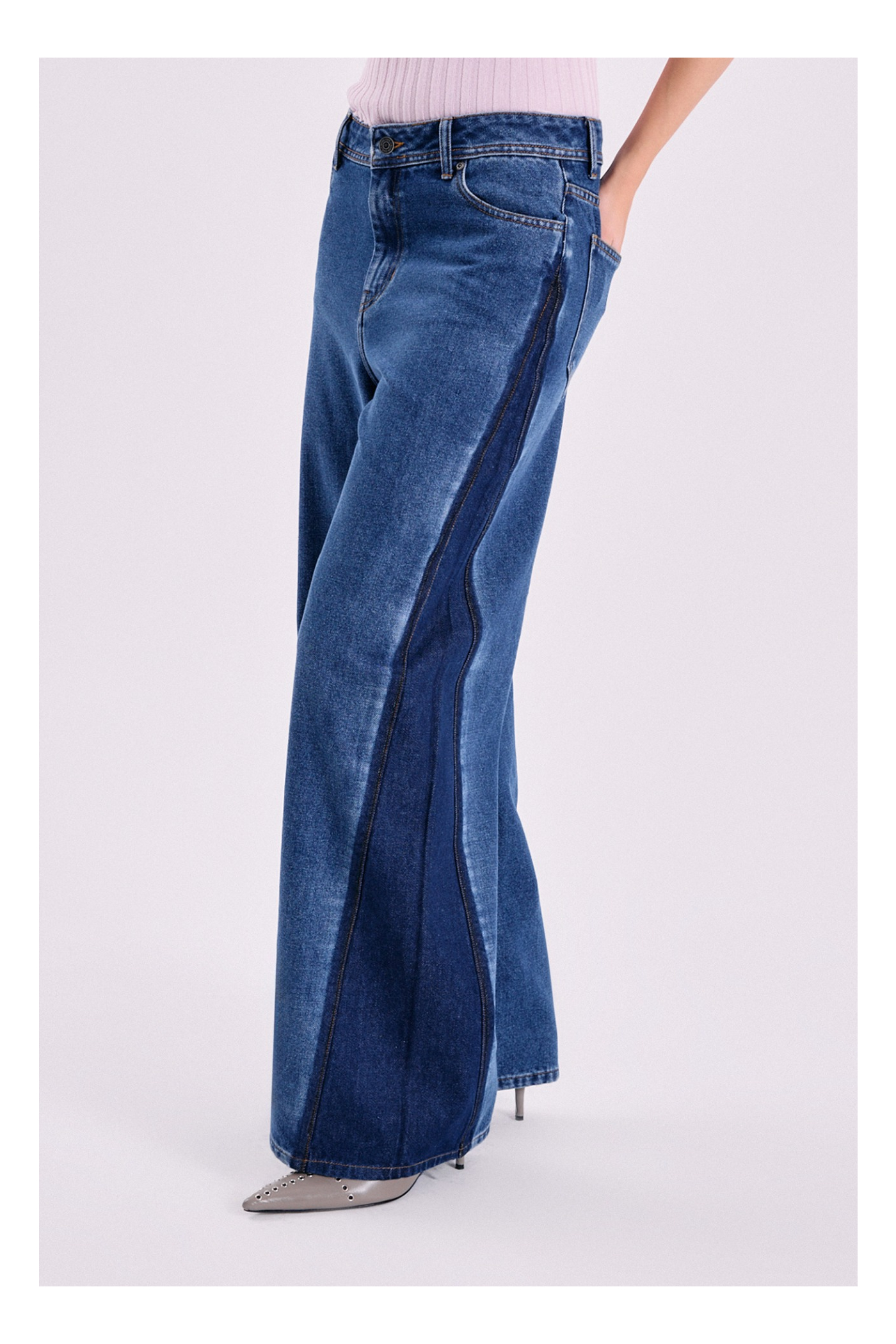 WIDE LEG MANLY AZUL